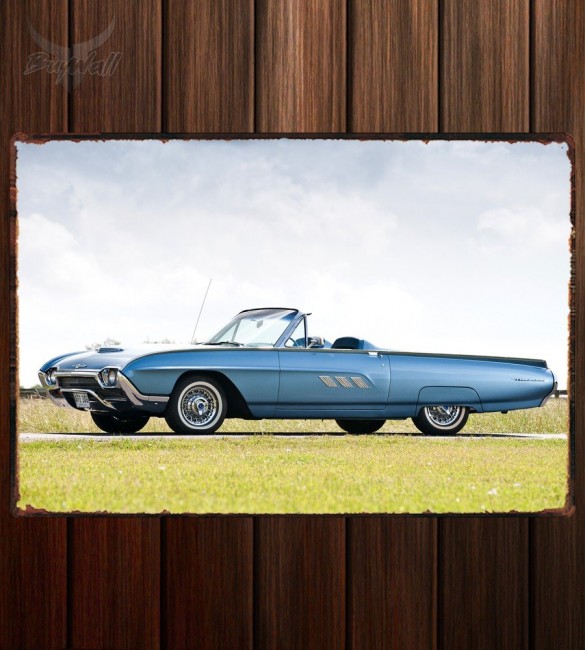 Металлическая табличка Ford Thunderbird Sports Roadster 321